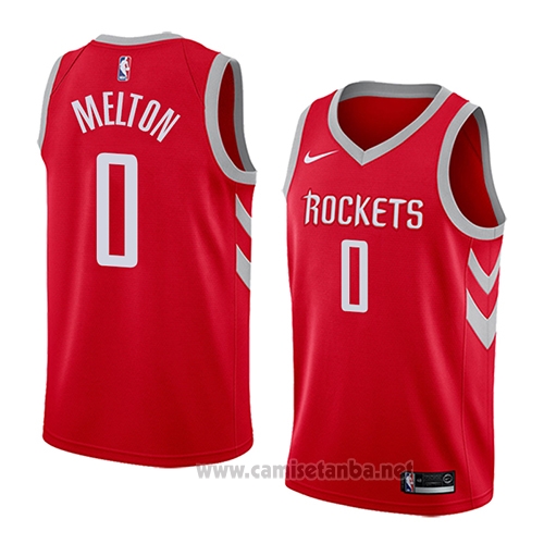 Camiseta Houston Rockets De'anthony Melton #0 Icon 2017-18 Rojo